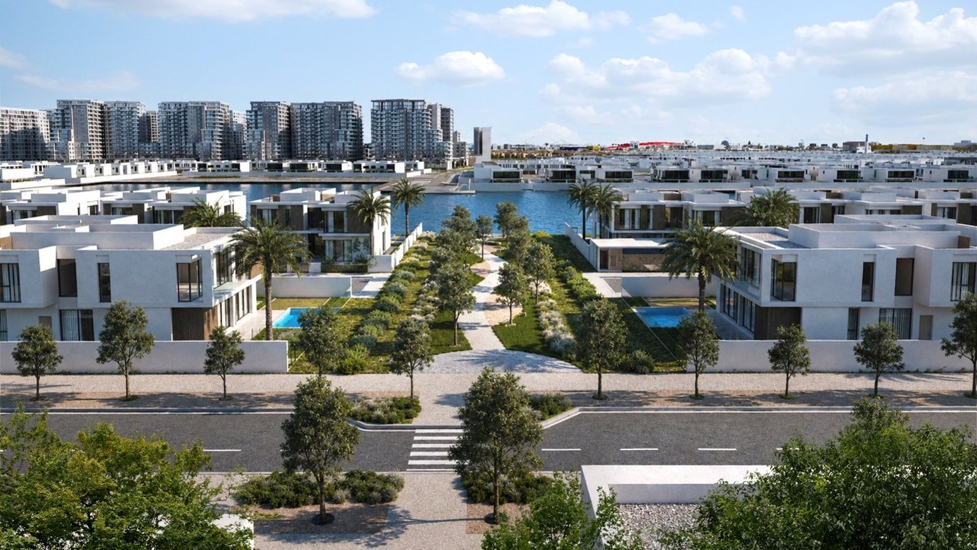 Yas Riva Reserve — the gated villa community on the Yas Canal (Aldar render)